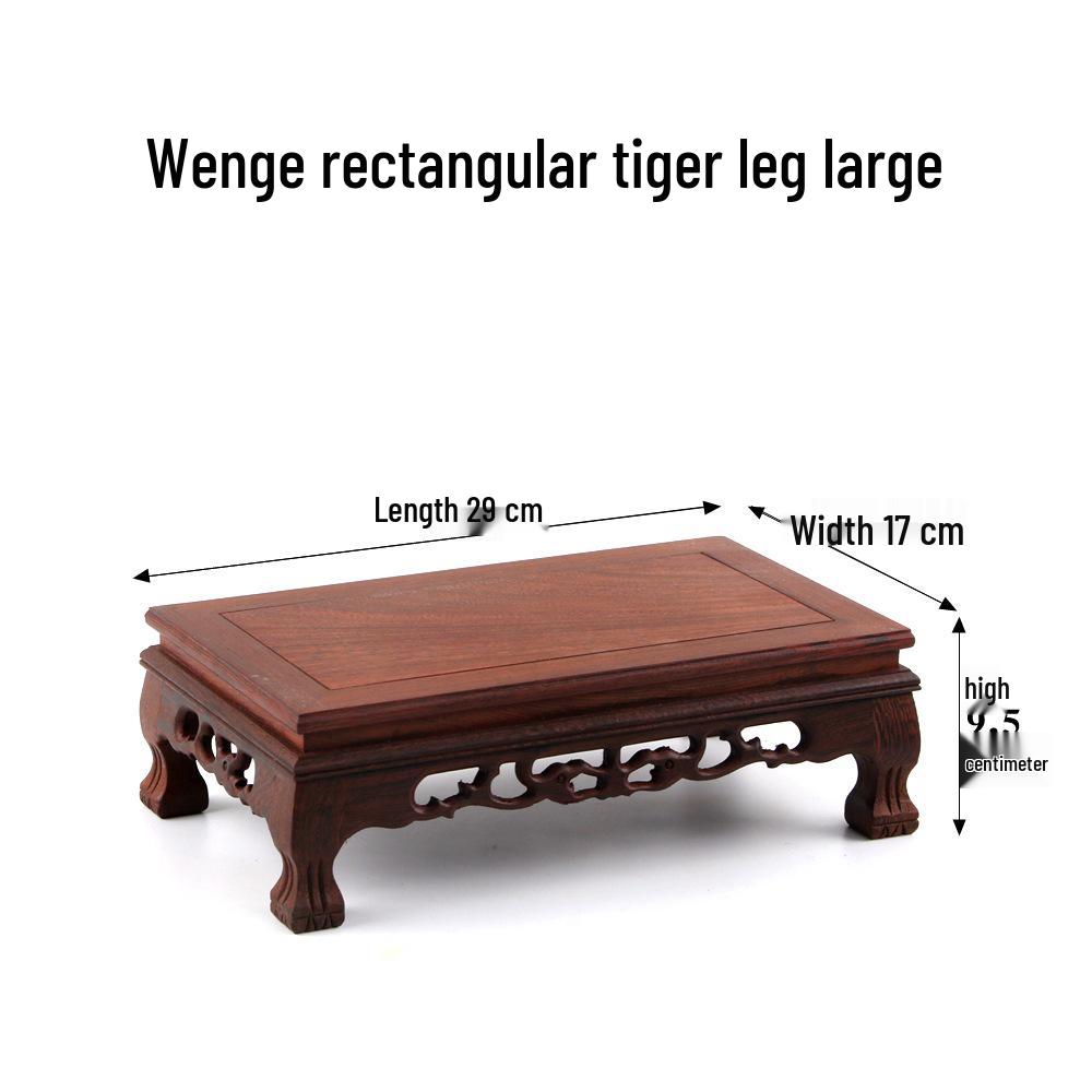 Solid Wood Tea Ceremony Stand for Teapot, Kettle, Vase, Bonsai, Buddha Ornament.