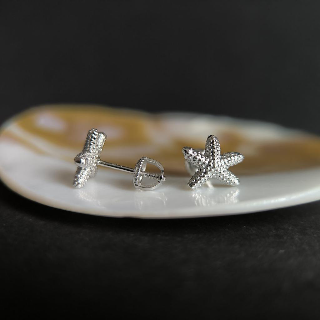 Silver Earrings Without Stones (2208990)