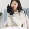 Winter Point Finger Outdoor Plus Fleece  Gloves Women Gloves Suede Korean Style Mittens