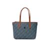 Bag Tommy Hilfiger Th Monoplay Leather Mini Tote AW0AW17415 Dark Blue