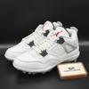 Jordan 4 Retro TD Stollen 'White Cement' HQ0207-106 Herrengröße Sofortiger Versand