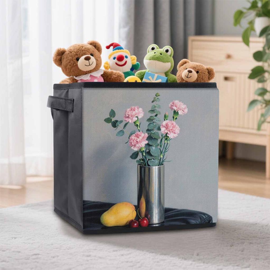 Flowers and Fruits 5D Diamond Painting Storage Basket Full Round Drill Mosaic Diamond Embroidery Cross Stitch Kits Home Decor Home Decor