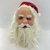 Halloween Party SantaClaus Latex Mask Party Dress Up Supplies Christmas SantaClaus Hat Mask Full Face SantaClaus Mask