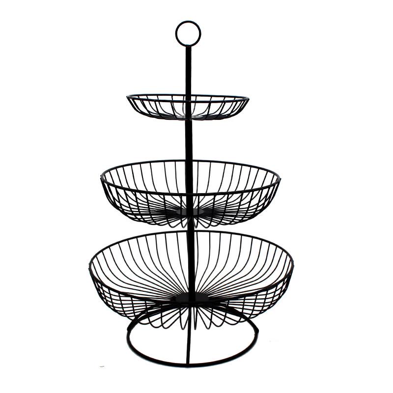 Abay 3-Layer Iron Fruit Basket