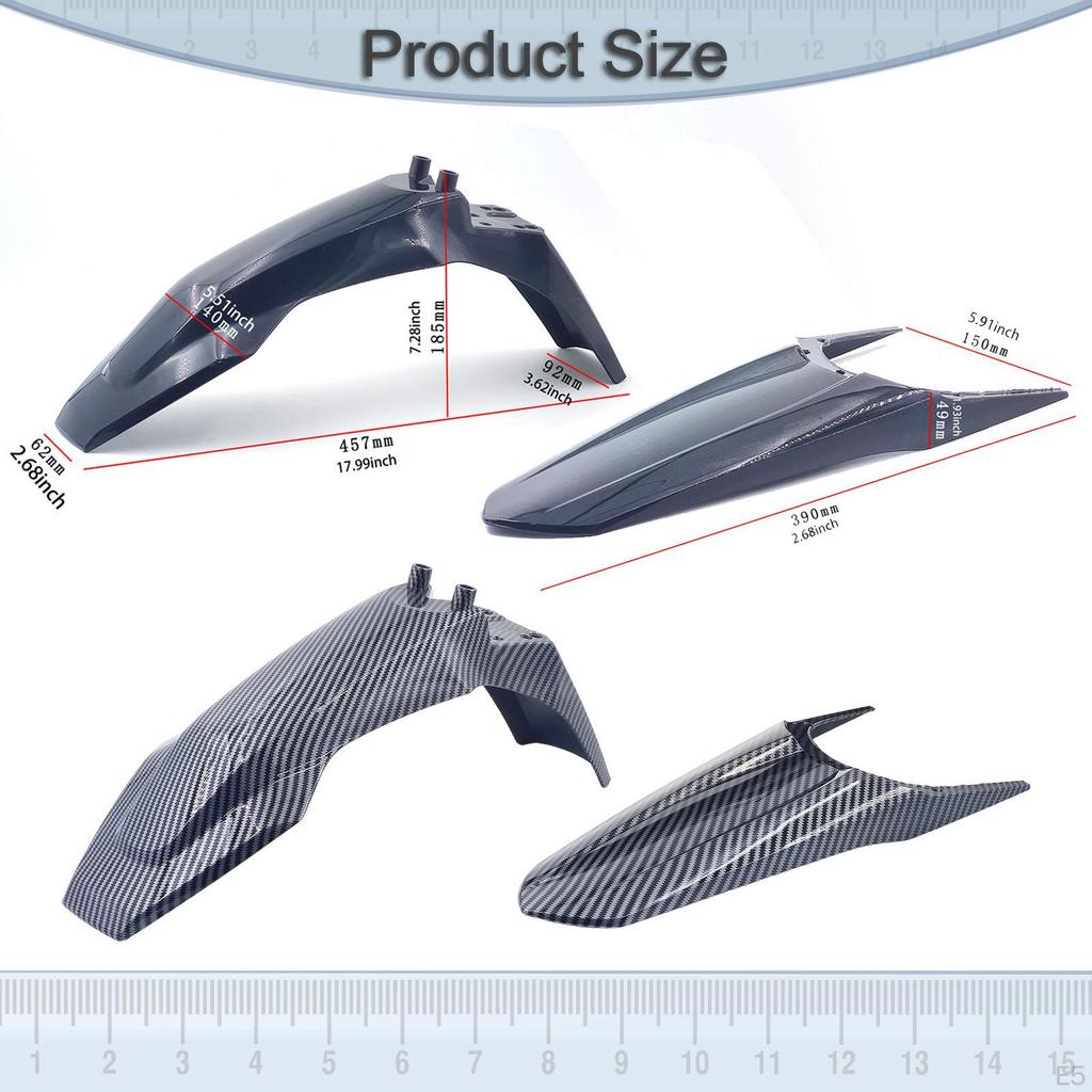 Guards Fenders for Tuttio Motorcycle Waterproof Replacement Easy to Install Modification Wheel Mud