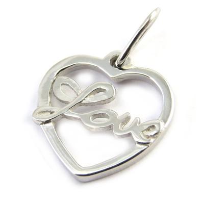 [M5005] - Silver Pendant 'Love'