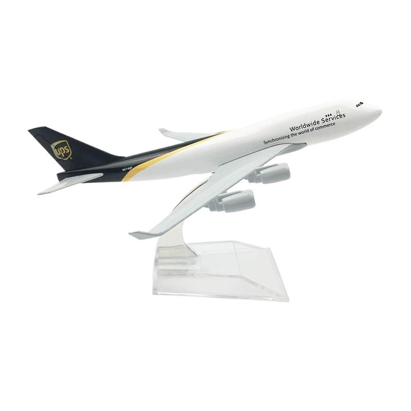 

B747 UPS Airways Model Plane Metal 16cm Airplane Aircrafts Static Die-Casting Alloy Model Plane Kits To Build Airplanes Toys