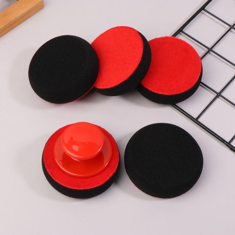 5Pcs Foam Car Wax Applicator Pad Hand Polisher Car Wax Sealing Glaze Car Beauty Wax Mall Sponge Polisher Accessories