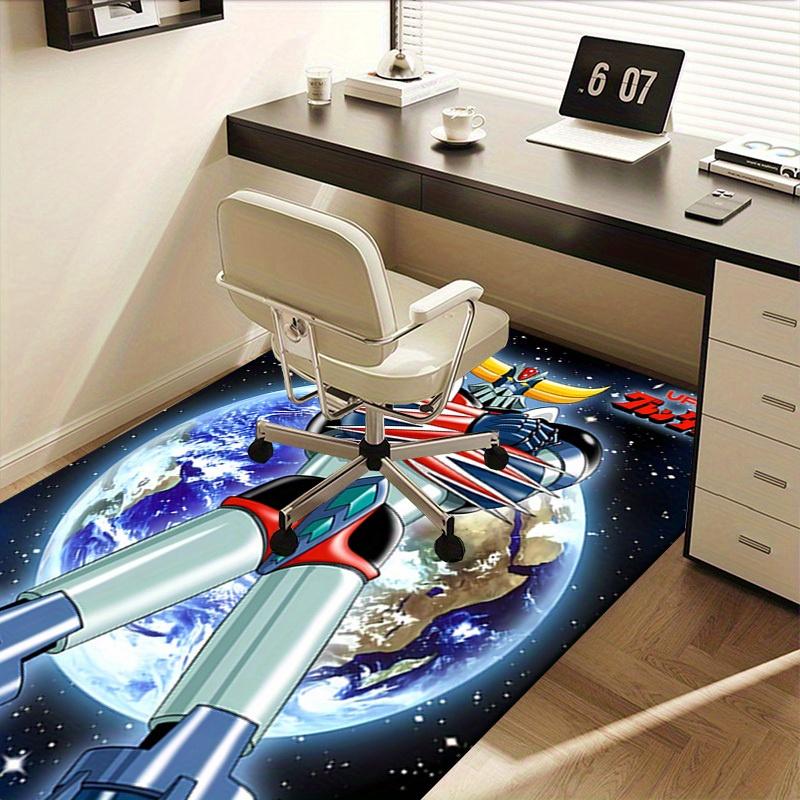 1pc Robot, King Kong Office Carpet Soft Polyester Non slip Machine Washable Indoor Carpet Living Roo