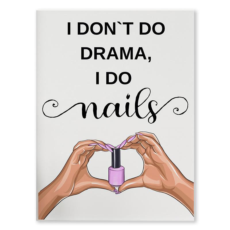 Personalizované laky na nehty Technologické tvary Malování na stěnu Malba na plátno Severská móda Plakáty a tisky Obrázky pro výzdobu salonu krásy