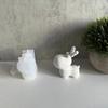 Silicone Soap Molds Candle Mould Butterfly Silicone Crafts Moulds Deer Figurine Mold Suitable for Figurine Ornament