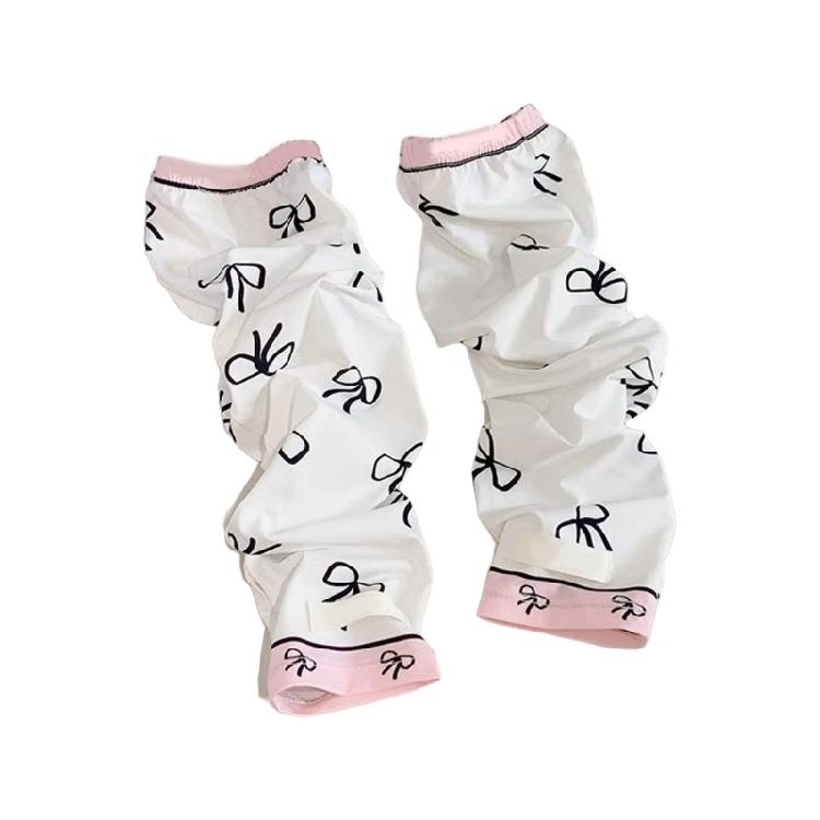 Bowknot Printed Cooling Sleeves Summer Cooling Sleeves for Women Girls Camping