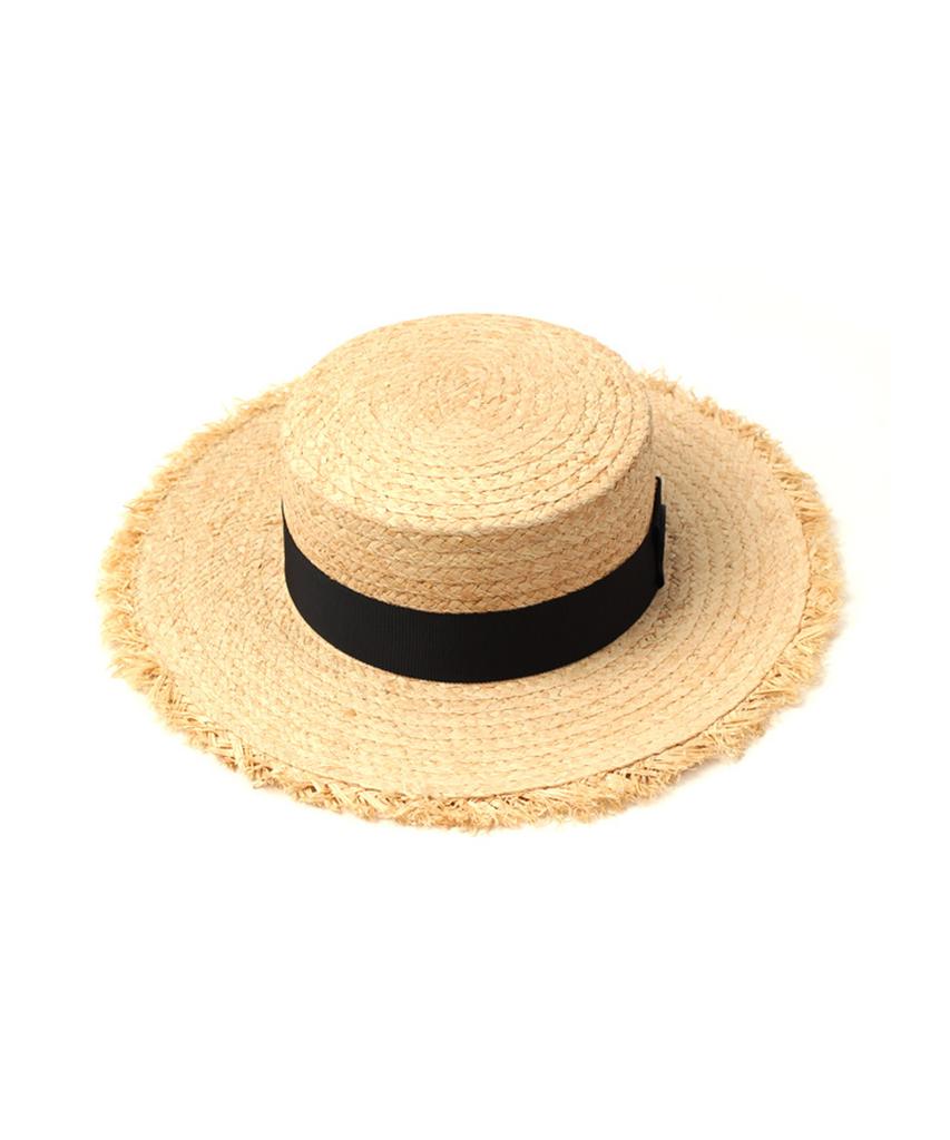 Yunibeosyeolkemiseuteuli Natural Flat Fedora Summer Fedora