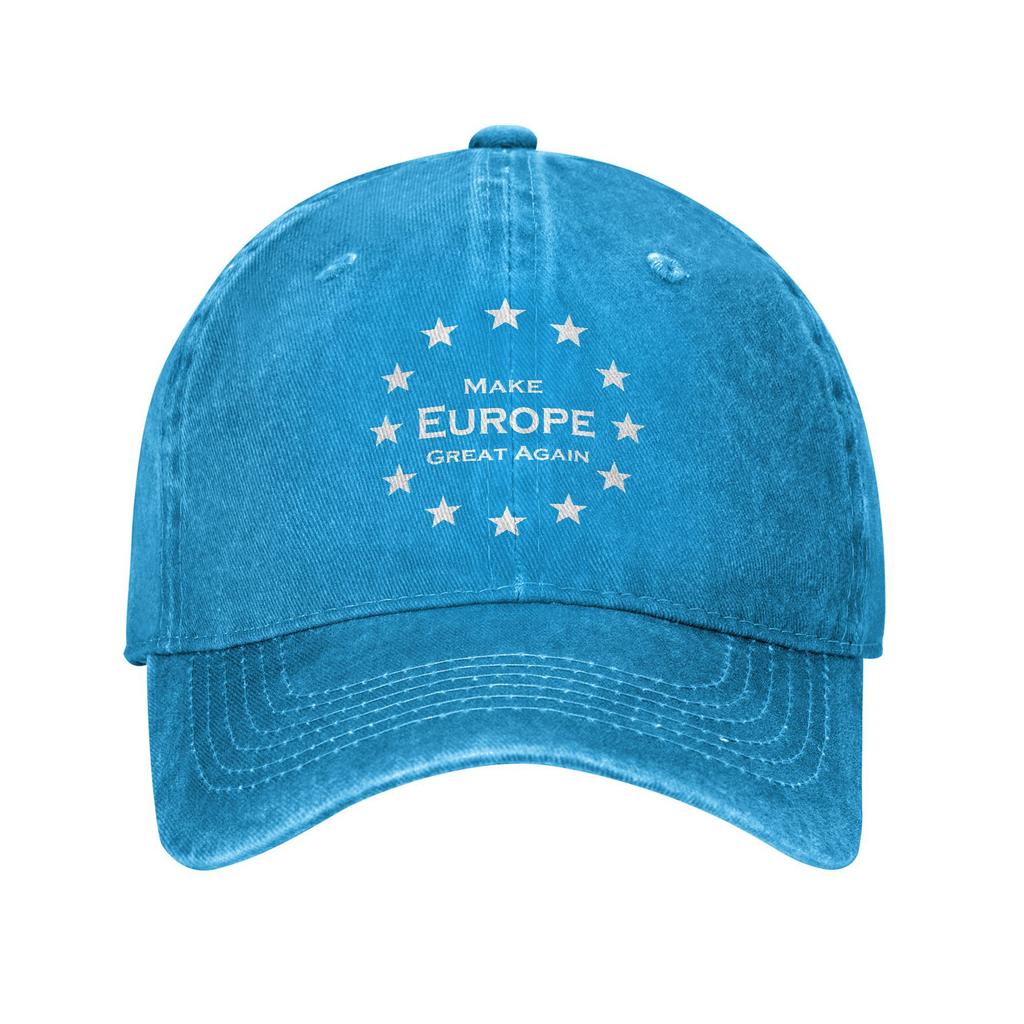 Make Europe Great Again Star Baseball Caps Vintage Distressed MEGAEU Snapback Hat Unisex Outdoor Workouts Adjustable Hats Cap