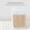 Disposable Double-Headed Fine Cotton Swabs for Nail Art with Pointed Tips
