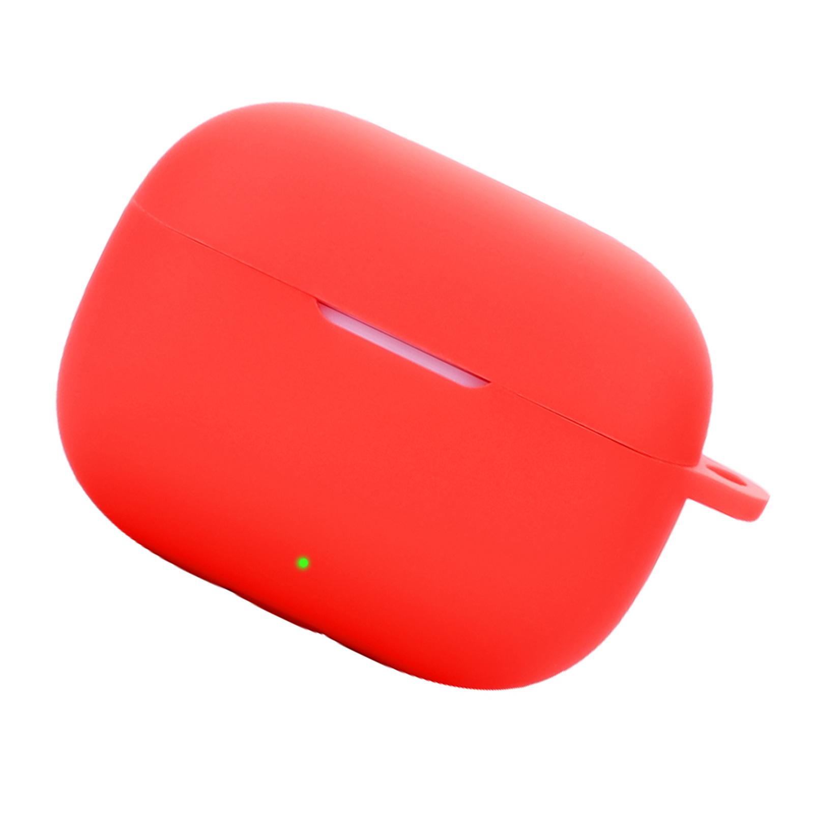 

Защитный чехол для переноски, противоударный, для наушников Realme Buds T310, пылезащитный, мягкий, моющийся чехол для зарядного устройства красный