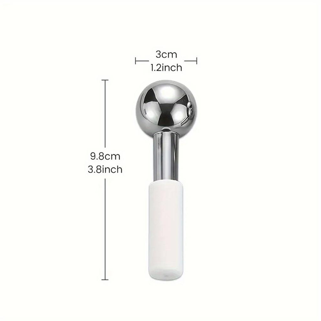 Stainless Steel Ice Globes Cooling Facial Sticks Beauty Spa Skin Care Tools Fine Wrinkles Tighten Pores Reduce Puffiness
