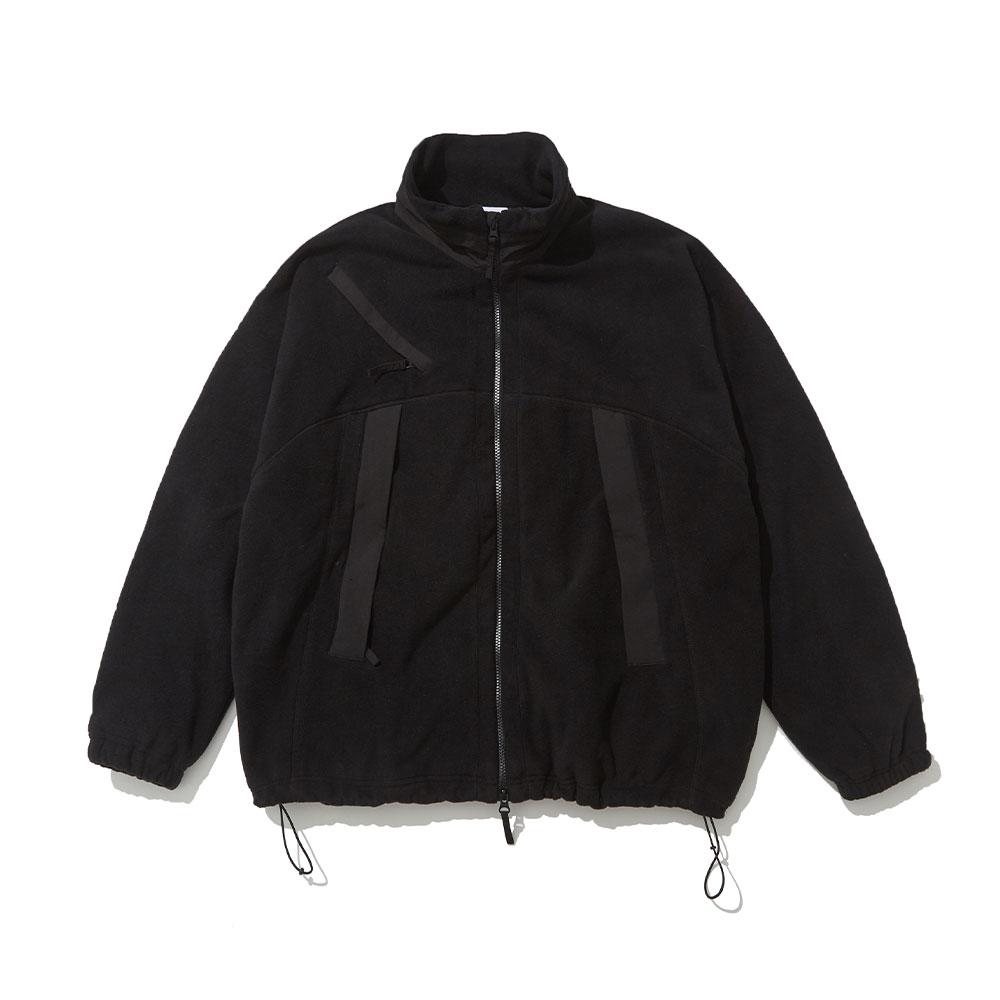 Moaa Detail Fleece Jacket (Black)