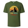 I Do What I Want Cat Pushing Down The Cup Printing Unisex T Shirts Summer Cotton Tshirts Breathable Basic Unisex Clothing Street Tees