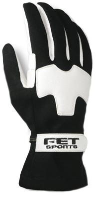 FET Sports 3D Lightweight Gloves L FT3DLW07 Black/White