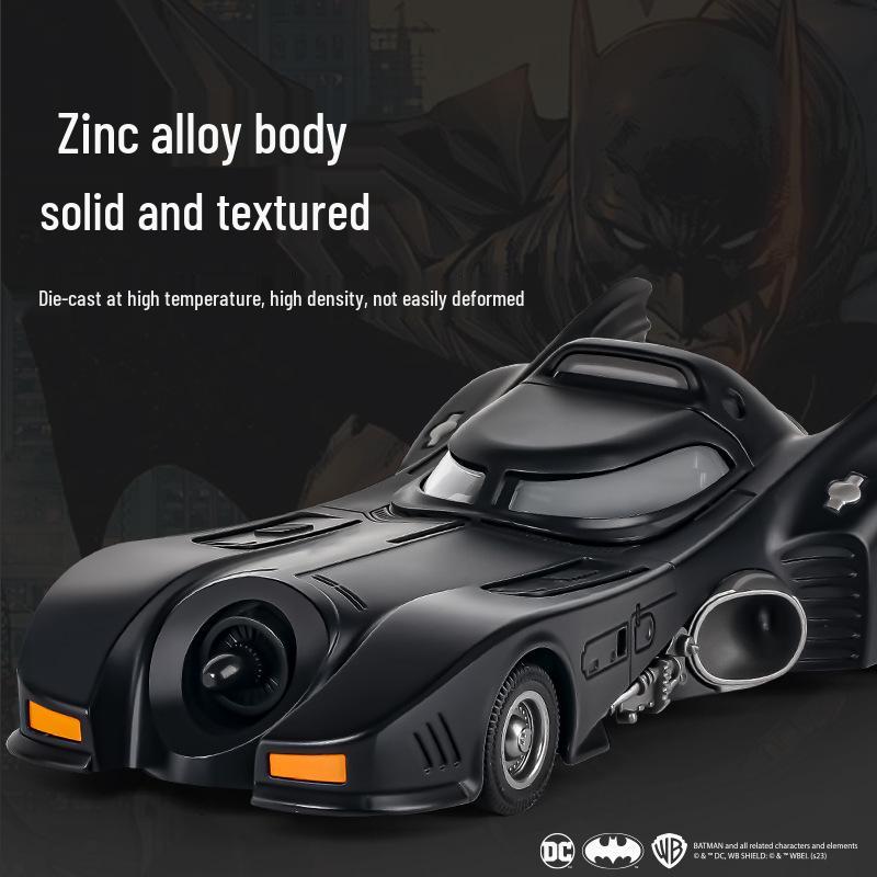 Official 1/24 Batmobile Alloy Pull-Back Model Toy