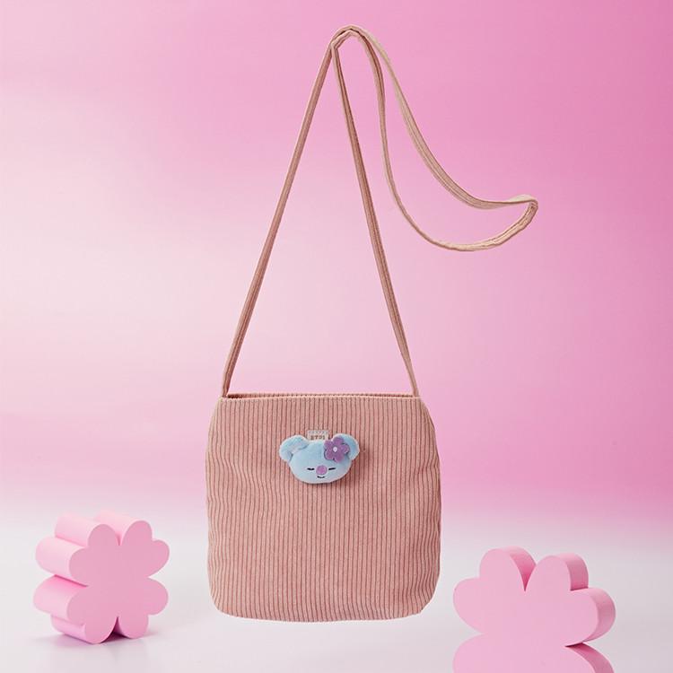 

Line Friends BT21 KOYA Spring Days Corduroy Mini Cross Bag
