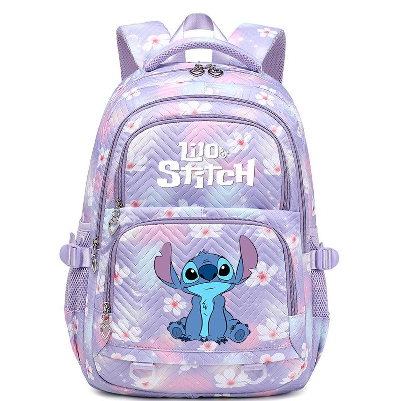 Cartoon Pattern Colorful Foreign Style Backpack Campus Male And Female Students Casual Schoolbag Animation