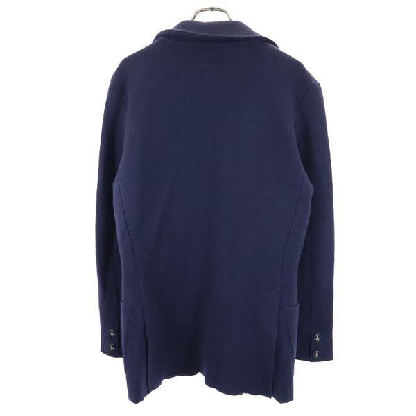 Mando Made in Japan wool Knit jacket 38 Navy Men's Used