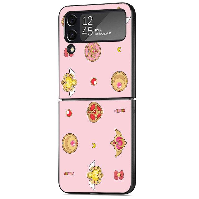 Hard PC Case Funda for Samsung Galaxy Z Flip 4 ZFlip ZFlip3 Z Flip 3 5G Zflip ZFlip4 Flip3 Coque Cute Magic Wand Moon