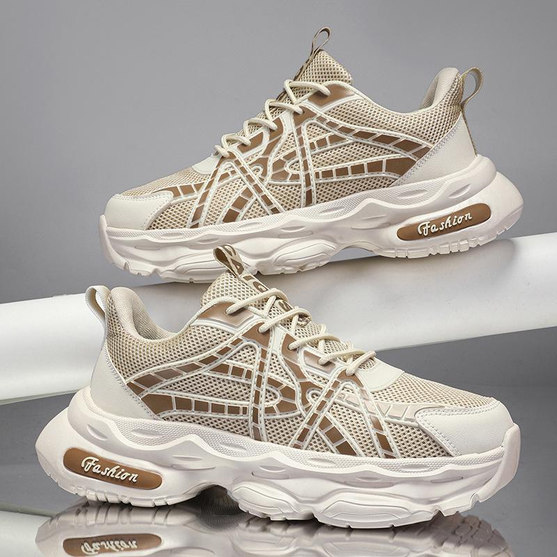 Schuhe Herren Übergröße Trend Sportschuhe Herbst Atmungsaktiv Mode Paar Papa Schuhe Student Trendige Herrenschuhe
