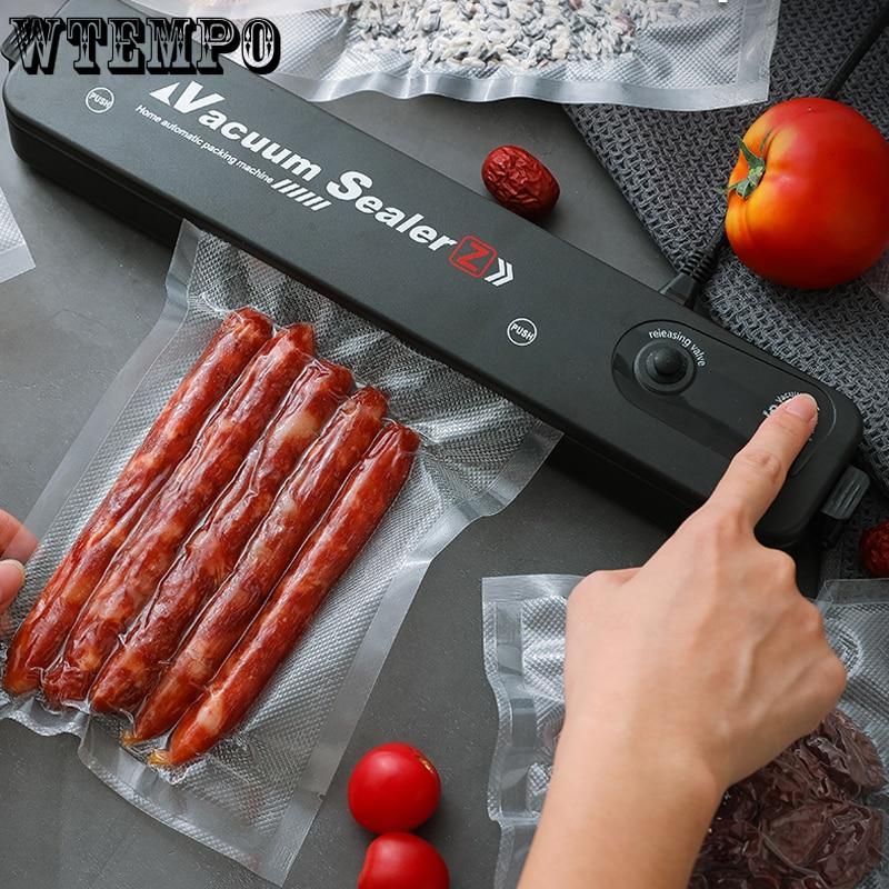 Household Black Food Vacuum Sealer 220V/110V Vacuum Sealer Packaging Machine