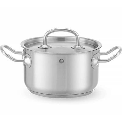 Casserole moyenne Kitchen Line avec couvercle 19 l diamètre 160 x 95 mm Hendi 836101