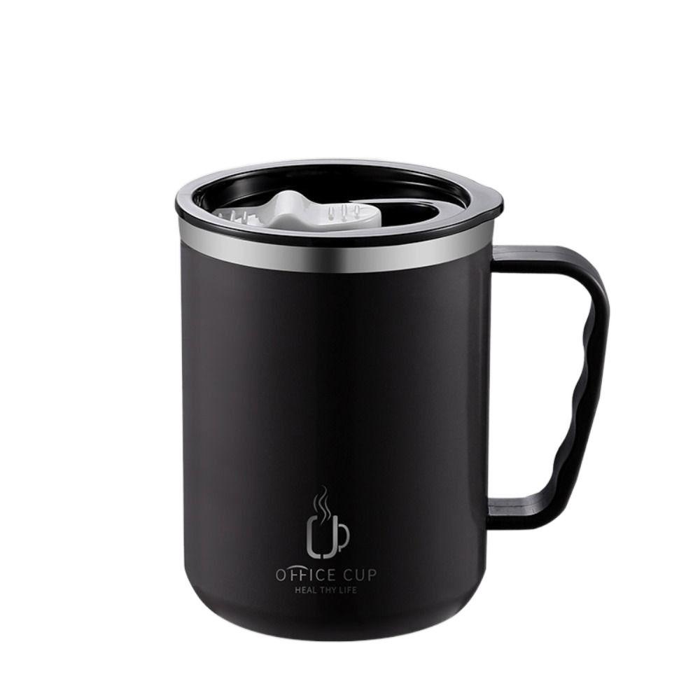 Cover Insulated Coffee Mug With Lid Double Wall Coffee Tumbler Stainless Steel Coffee Cup  Travel