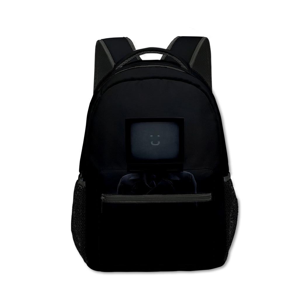Popular Kpop Youthful School Bags Unisex Skibidi Toilet Travel Bags 3D Print Oxford Waterproof Notebook Shoulder Backpacks