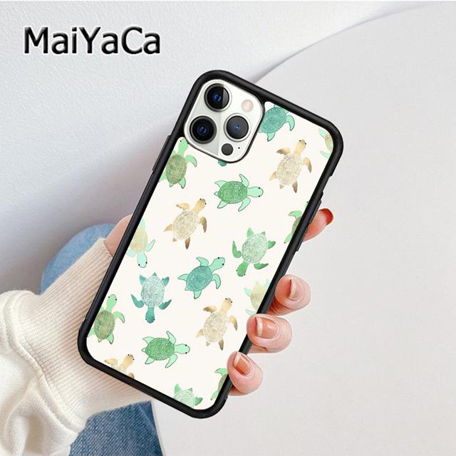 

MaiYaCa Watercolour SE2020a Turtle Pattern Phone Case Cover For iPhone 17 Air 16 16e 15 plus 11 12 13 14 pro max iPhone 11pro max