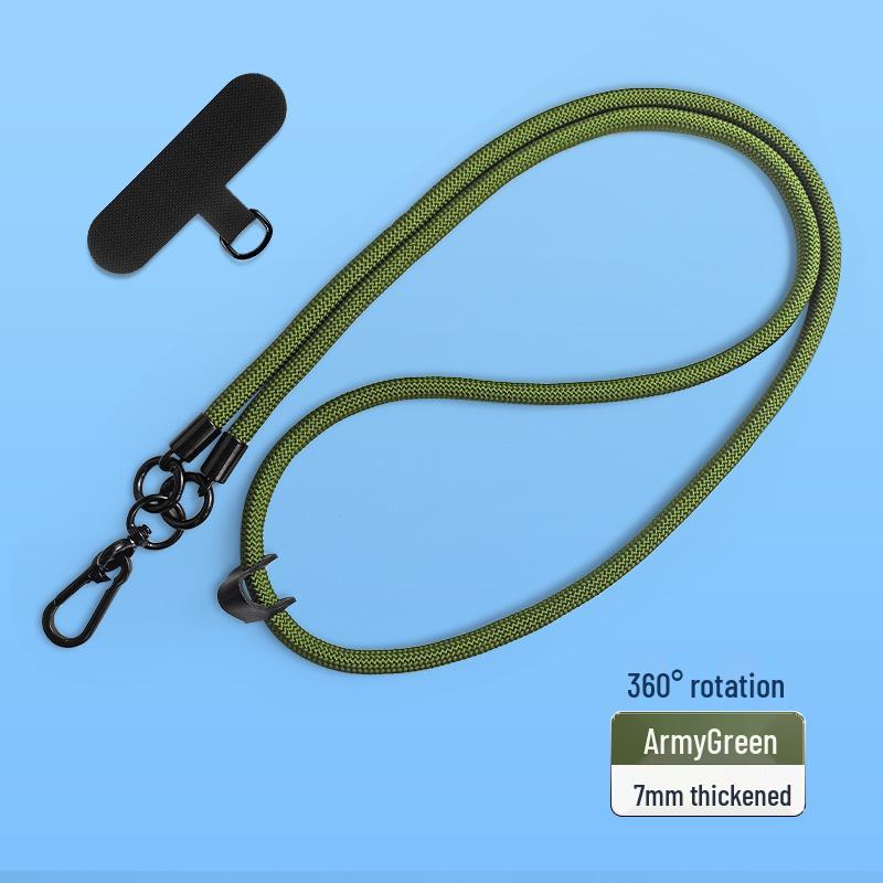 Ultra-Thin Transparent TPU Phone Case with Lanyard Clip and Anti-Lost Patch