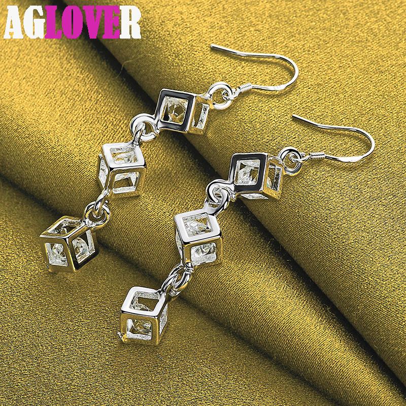 925 Sterling Silver Baishige AAA Zircon Drop Cercei Bijuterii