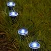 30Pcs Solar Ground Lights, Waterproof Garden Disk Lights, Solar Powered Pathway Lights, In-Ground Landscape Lighting for Lawn Patio Garden Walkway