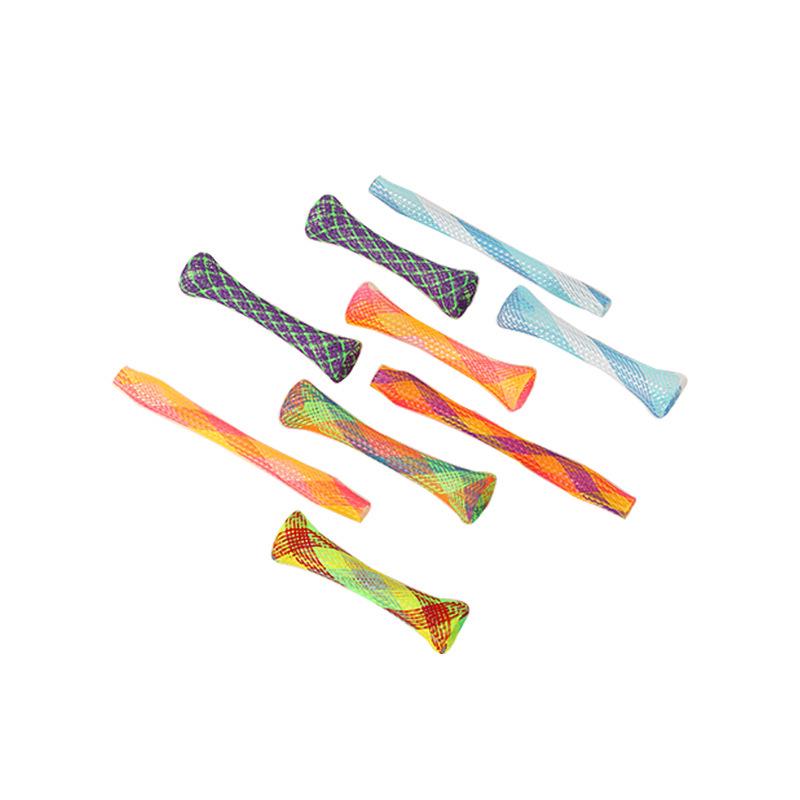 Multicolor Folding Spring Cat Toy - Elastic, Bouncing, and Telescopic Soft Tube for Playful Pets