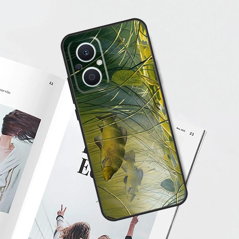 CARP FISH FISHING Case For OPPO Reno 13F 14F 15F 12 11 F 10 14 15 Pro 7 8 Lite OPPO Find X9 X8 X6 X5 Pro Cover