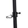 10ft Ground Flag Pole Thickened Stainless Steel Adjustable Height Outdoor Flagpole with 5 Prong Base for Garden Yard