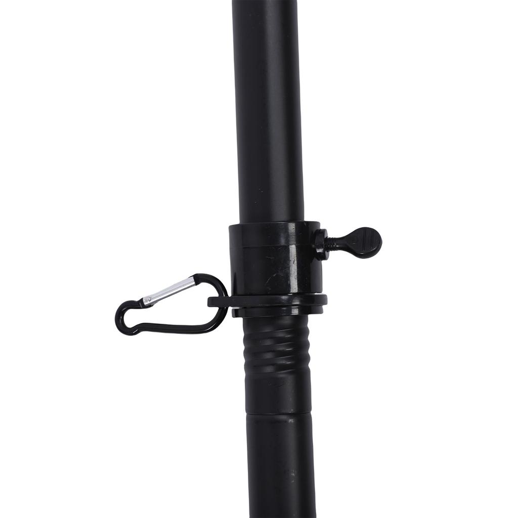 10ft Ground Flag Pole Thickened Stainless Steel Adjustable Height Outdoor Flagpole with 5 Prong Base for Garden Yard