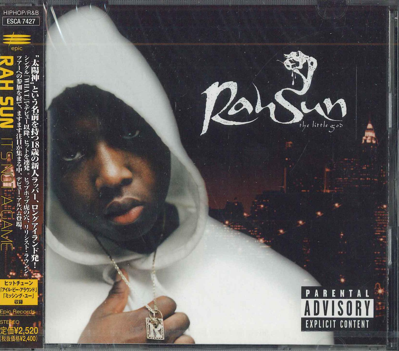 

CD RAH SUN - It s Not A Game ESCA7427PROMO EPIC Japan Obi Rap & Hip-Hop/R&B Used