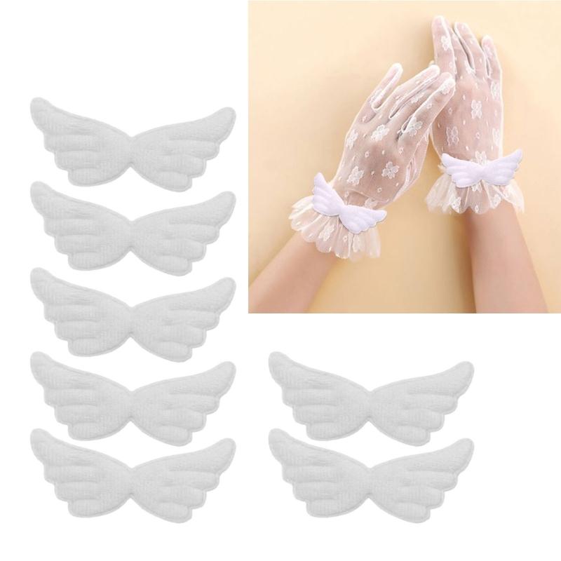 Handmade Craft Project Kits Crafting Headband Angel Wing Applique Shoes Patches Sewing Headband Accessories