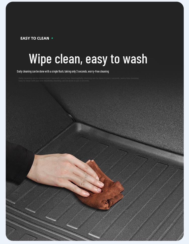 Galaxy M9 Trunk & Seat Back Mat: Fits 25 Models, TPE Material, Anti-Dirt Protection