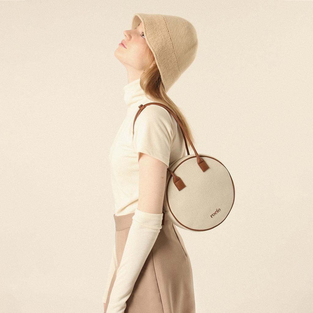 Anneerocio Tambourine Bag - Brown
