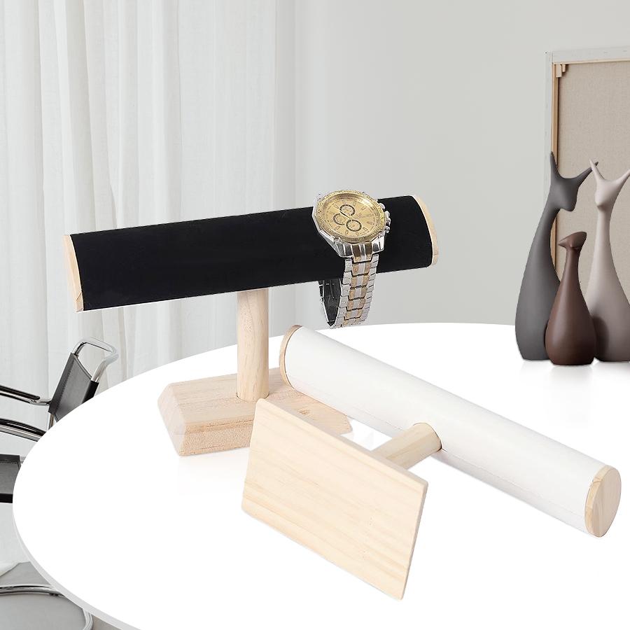 Solid Wood Single Layer Metal Cover Bracelet Holder Packaging supplies jewelry display jeweler organizer woman