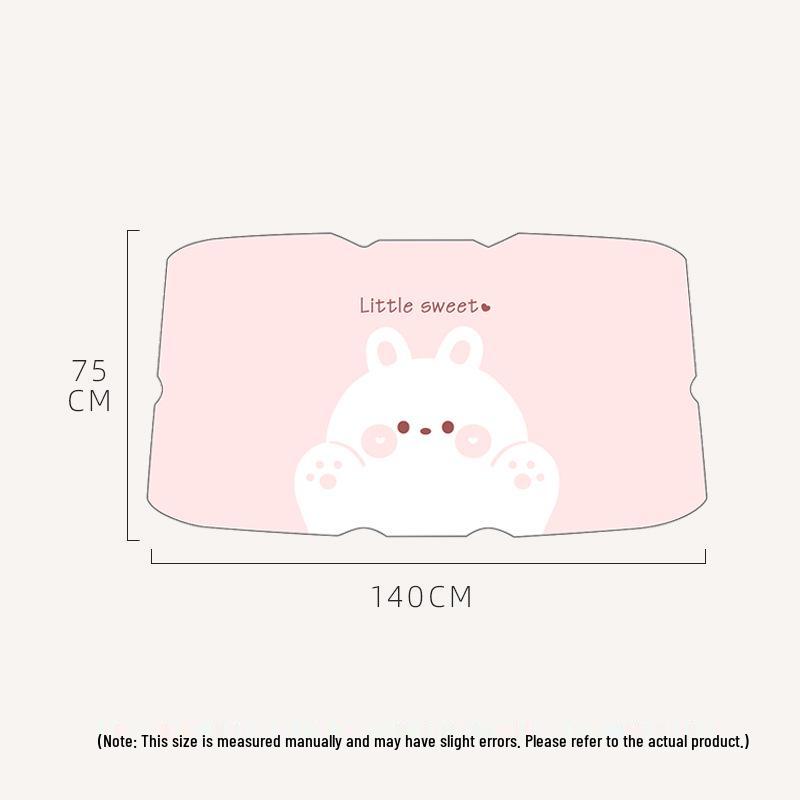 Cute Little Bear Retractable Car Sunshade Visor