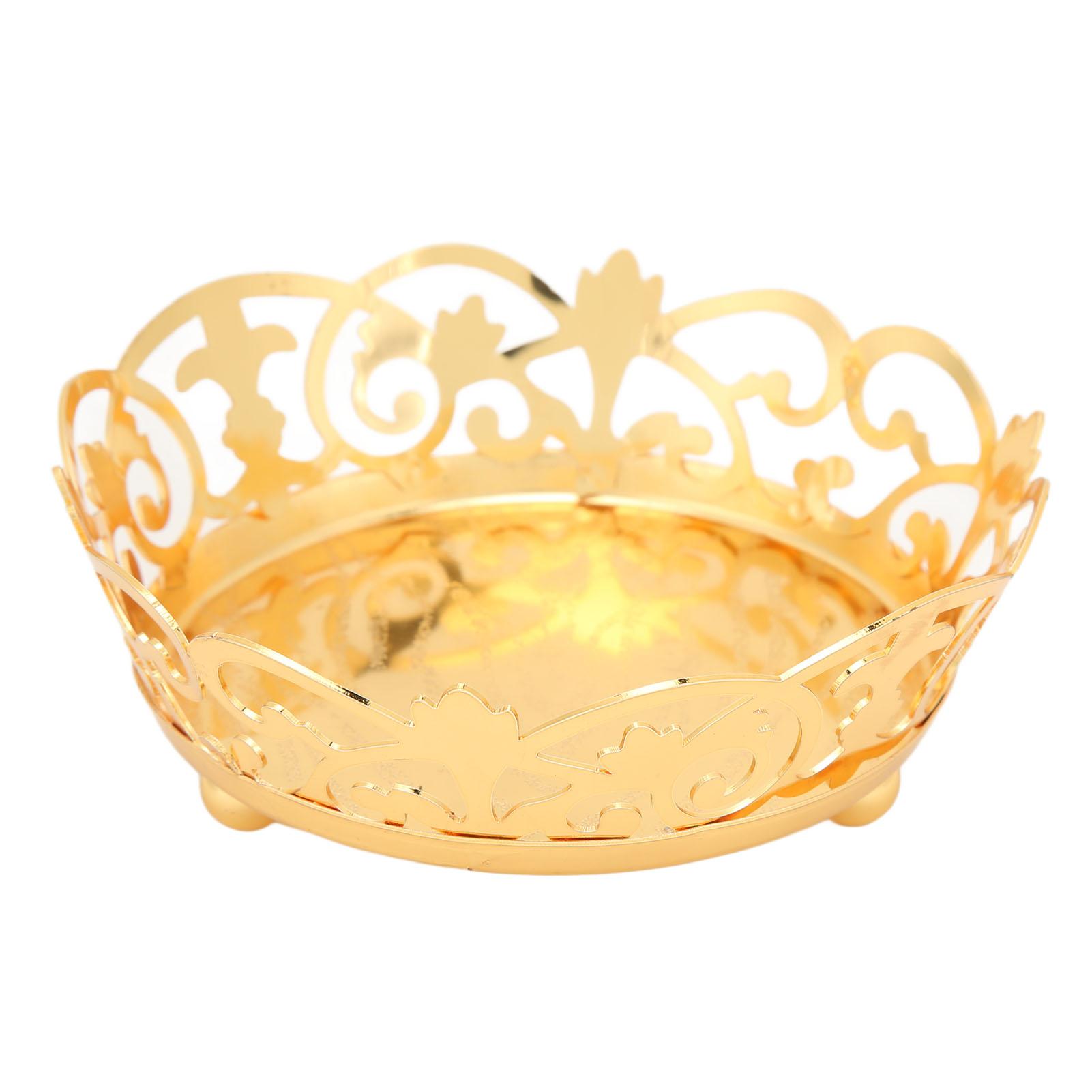 

Золотая конфетница в скандинавском стиле, золотой сплав цинка, тарелки для конфет, закусок, приправ, фруктов, для стола