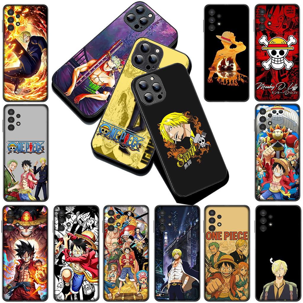 One Luffy Pieces Sanji Roronoa Zoro Silicone Phone Cover for Apple iPhone 17 Air 12 13 Pro Max Mini ProMax 7 + 8 Plus Soft Case